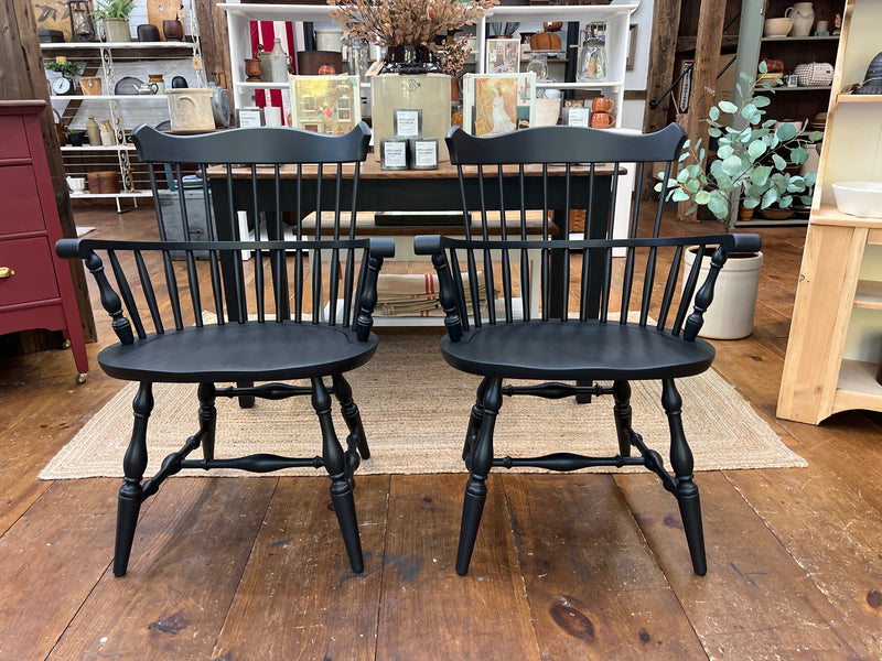 Pair of Vintage Captain's Chairs
