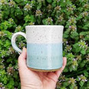 Vanilla + Color Mug - Handmade Pottery