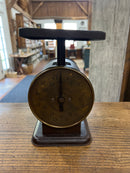 Antique Columbia Brass Face Family Scalem