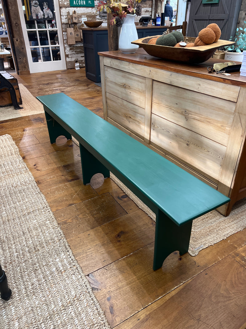 Vintage 7’ Long Painted Bench