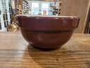 Antique Brown Stoneware 6” Mixing Bowl