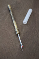 Metal Engraved Seam Ripper - Antique Gold