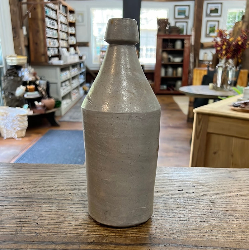 Vintage Stamped D. L. O + Son. Stoneware Bottle