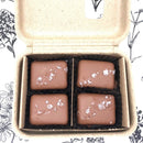 4 Piece Milk Chocolate Covered Salted Caramels