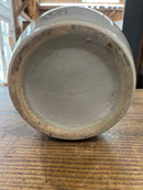 Antique E. Swasey + Co. Portland, ME Four Quart Stoneware Bean Pot