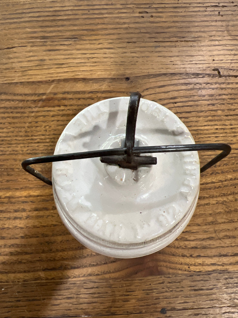Antique Weir Stoneware Canning Jar