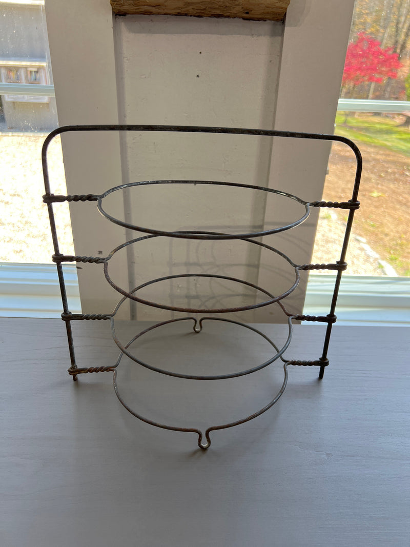 Vintage Four Tier Metal Pie Cooling/Display Rack