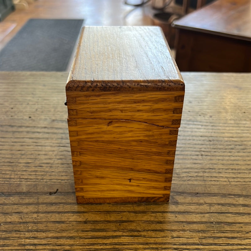 Vintage Recipe Wooden Box