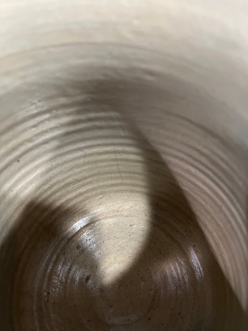 Antique Stoneware Salt Glazed 9” Tall Water Pitcher