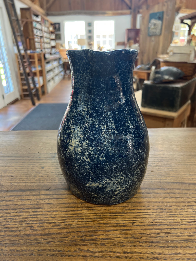 Hand Thrown Pottery Water Speckled Pitcher