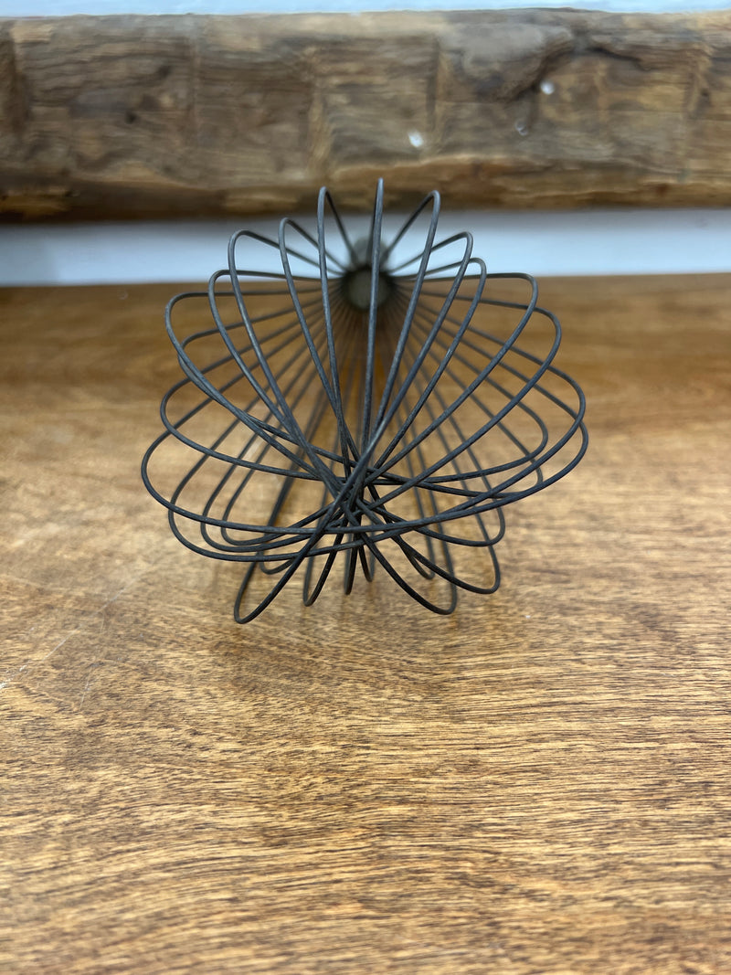 Vintage 15” French Wire Chef’s Balloon Whisk with Metal Handle