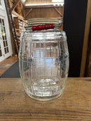 Vintage General Store Barrel Shaped Pickle Jar