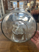 Vintage 15” Tall Blown Clear  Glass European Pickling Jar