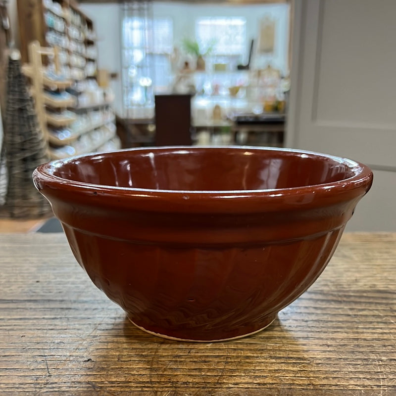 Vintage Brown 7” Bowl