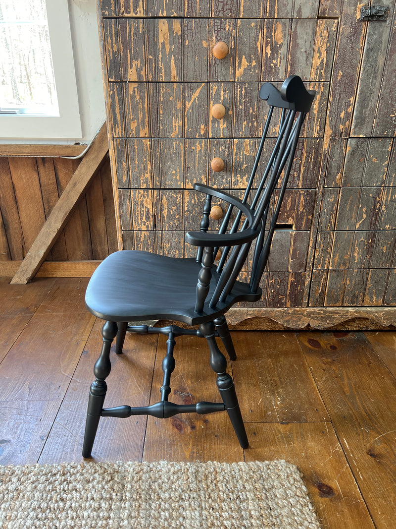Vintage S.Bent Brothers Fan Back Windsor Arm Chair