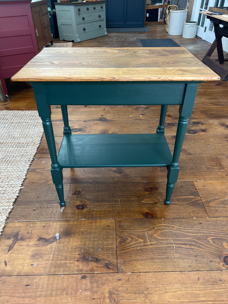 Vintage Table with Drawer and Shelf