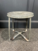 Vintage Metal Milking Stool