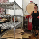 Dog Mom Christmas Ornament  | Handmade Pottery 