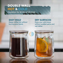 Tasting Glass, Double Wall Borosilicate, 12oz Set of 2