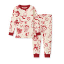 Nostalgic Christmas Organic Cotton Two-Piece Pajamas: 12M