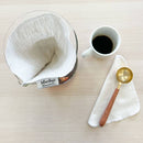 Organic Linen Coffee Filters: Cone