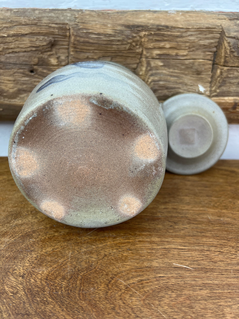 Vintage Rowe Pottery Crock with Strawberry
