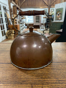 Vintage Revere Ware Copper Kettle with Wood Handle