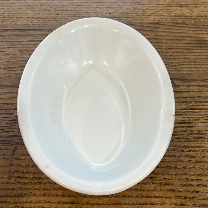 Antique Ironstone Oval Serving Dish