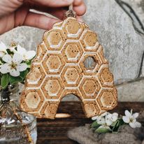 Honey Hive/Skep Ornament