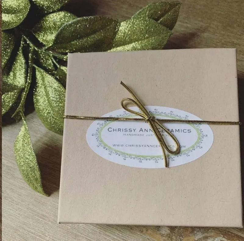 Cat Mom Christmas Ornament  | Handmade Pottery