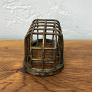 Antique Dazey Metal Flower Frog