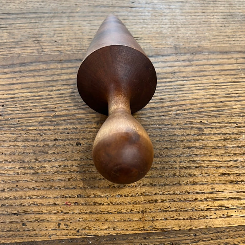 Vintage Wooden Cone Masher