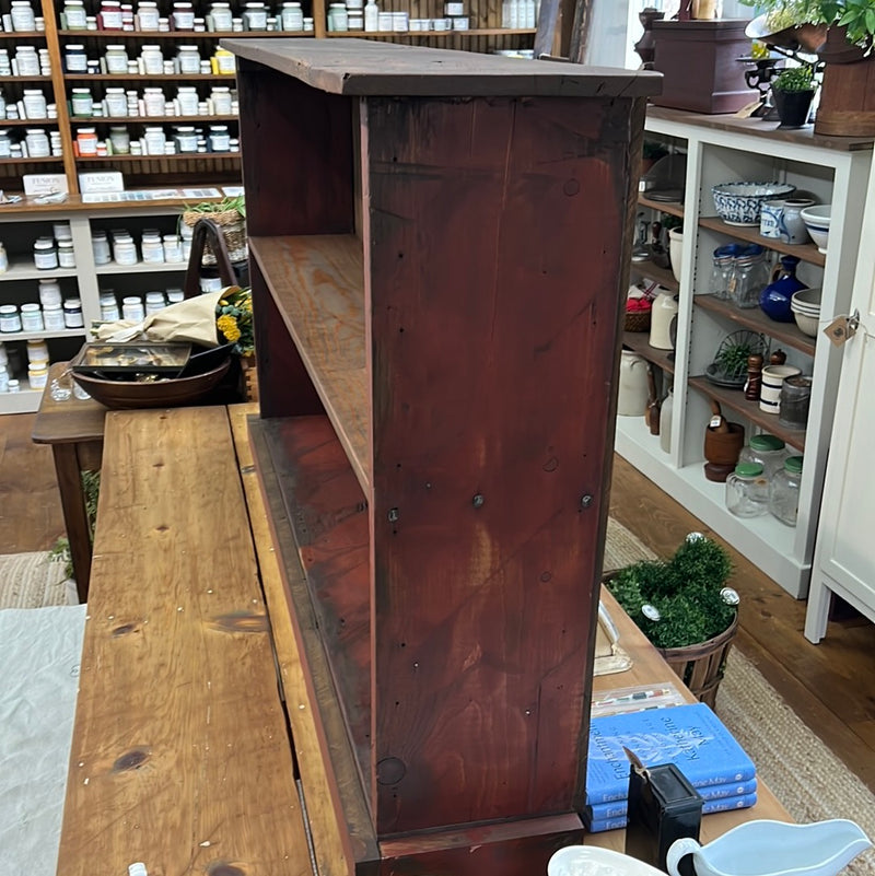 Reclaimed Wood Primitive Bookcase/Console