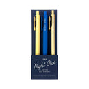 The Night Owl Jotter Gel Pen: Set of 3
