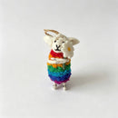 Sheep Doll Keychain Bag Hanging Charm: Rainbow / OS