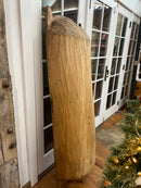 Antique 66.5” Long European Dough Bowl