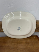 Vintage Royal Staffordshire Blue "Tonquin" Serving Platter by Clarice Cliff
