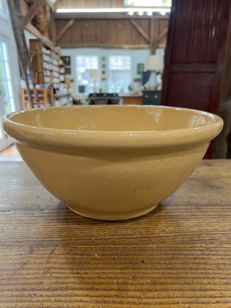 Antique Yellow Ware Mixing Bowl