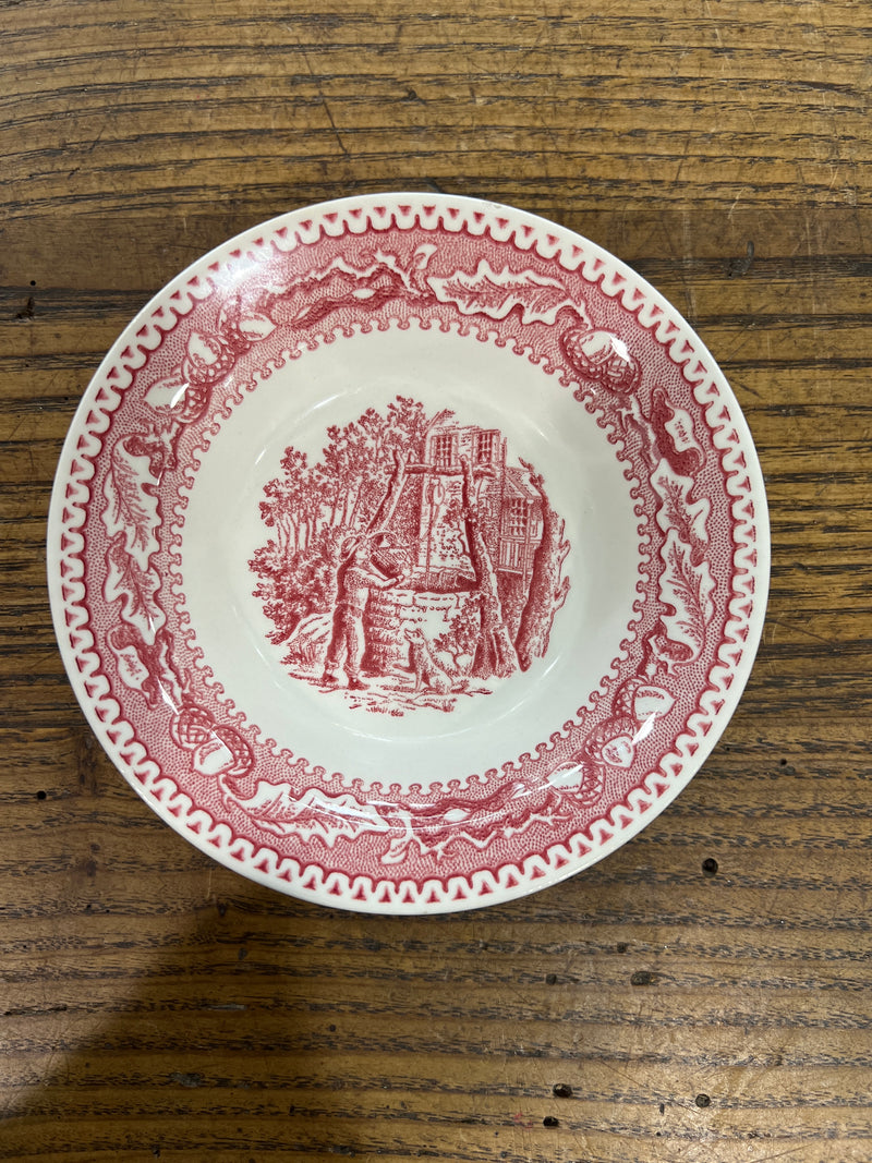 Vintage Royal Memory Lane Pink Dessert/ Fruit Bowl