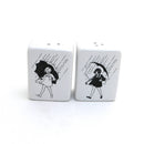 Morton's Girl Salt and Pepper Shaker