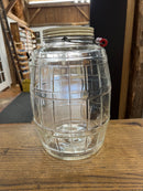 Vintage General Store Barrel Shaped Pickle Jar