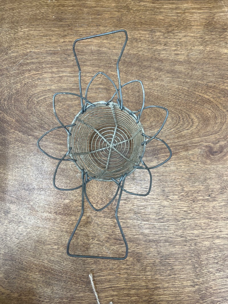 Vintage Miniature Wire Egg Basket