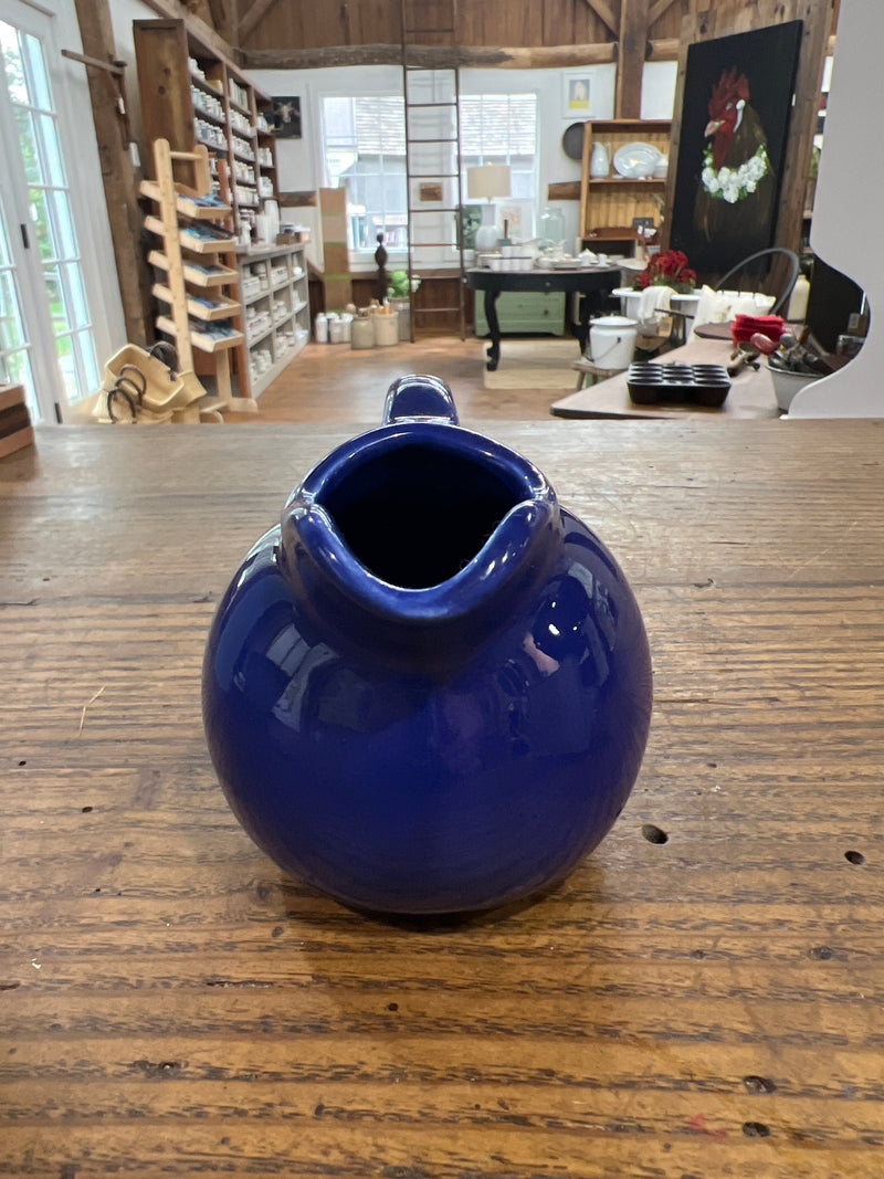 Vintage Blue Stoneware Creamer/Pitcher