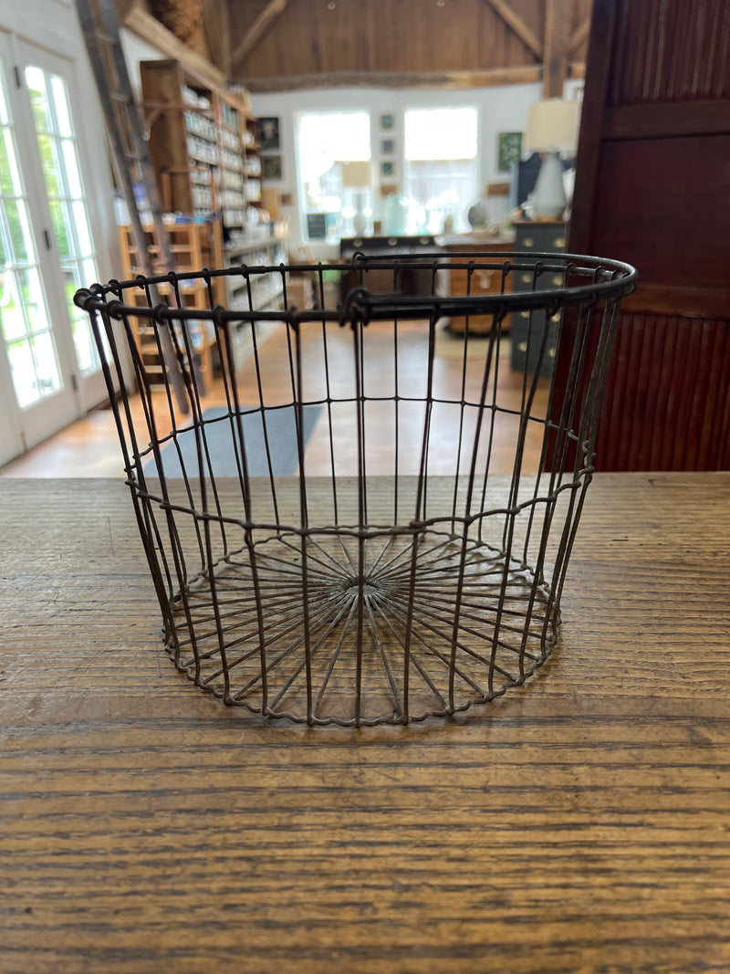 Vintage Wire Gathering Egg Basket