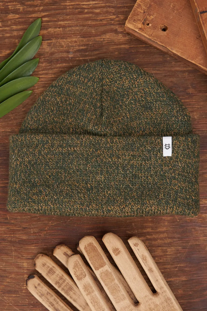 Jungle Melange Ragg Wool Beanie: One Size