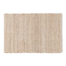 · REDEARTH · Jute Cotton Area Rug - 2'x3' Rectangular Rug, Sustainable Handwoven, Non-Shedding, Soft & Durable – Reversible, Neutral Tones for Home Décor in Living Room, Dining Room, Bedroom