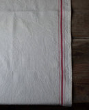 Farmhouse Simple Striped Napkin: Red lines