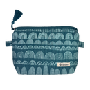 Forest Quilted Zipper Pouch