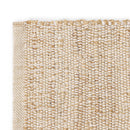 · REDEARTH · Jute Cotton Area Rug - 2'x3' Rectangular Rug, Sustainable Handwoven, Non-Shedding, Soft & Durable – Reversible, Neutral Tones for Home Décor in Living Room, Dining Room, Bedroom