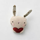 Playful Animal Cherry Brooch: Scarf Bear / One Size